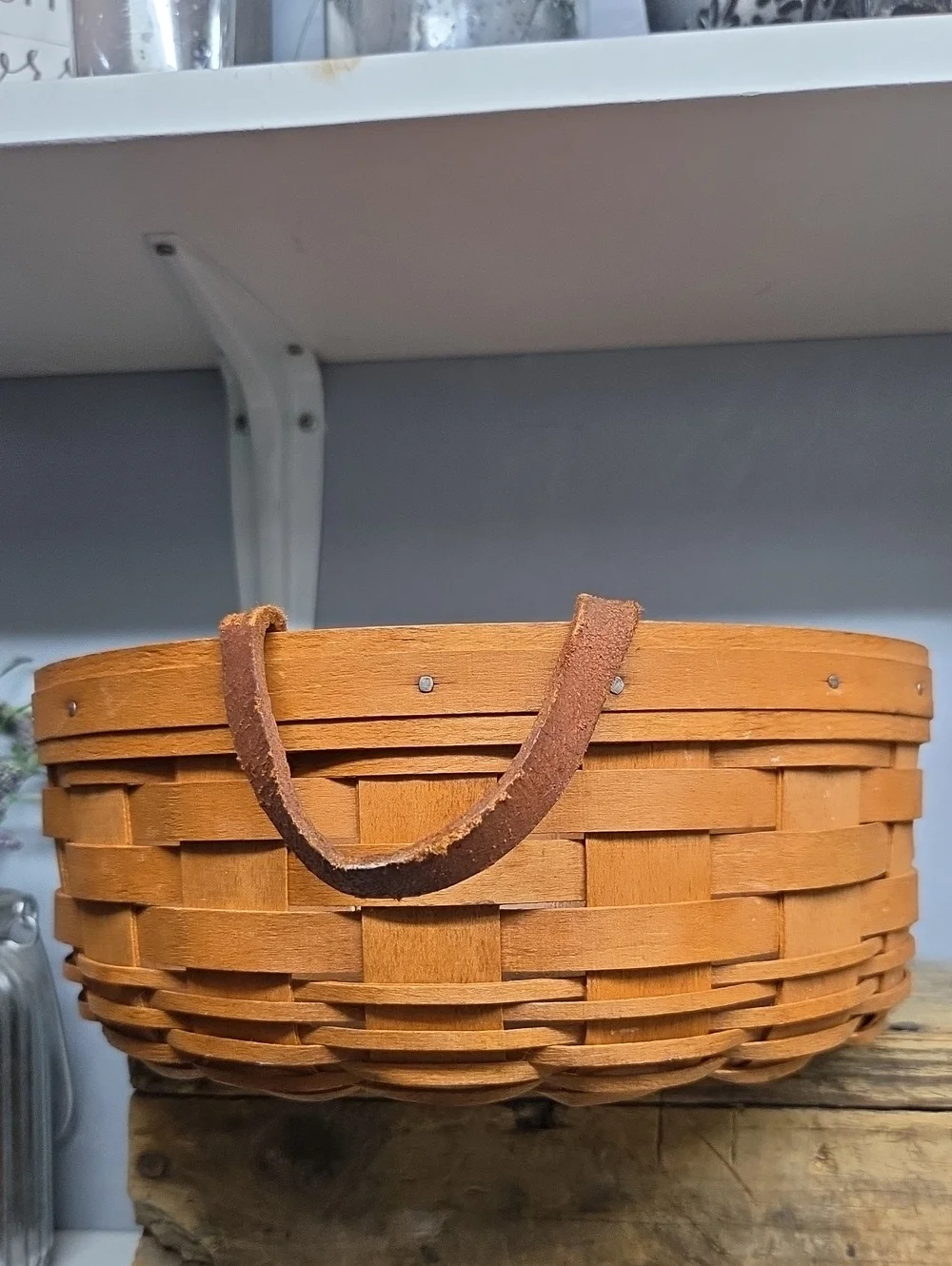 Longaberger handwoven basket